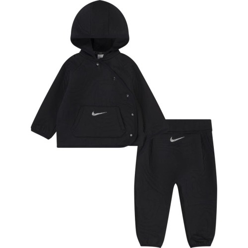 Baby Ready Set Snap Hoodie & Leggings Set, 18M, Black