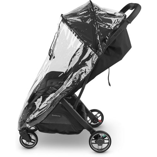UPPAbaby Minu V3 Rain Shield - Waterproof and Windproof Coverage - Ventilated Design - Quick Attachment - Easy Access to Child