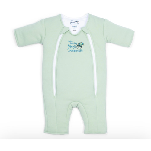 Sage Green Baby Merlin’s Magic Sleepsuit – 100% Cotton Sleep Solution