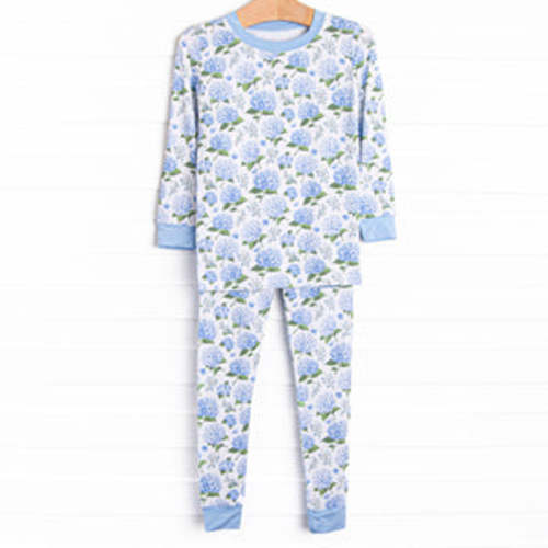 Hydrangea Blooms Bamboo Zippy Pajama, Blue – Stitchy Fish