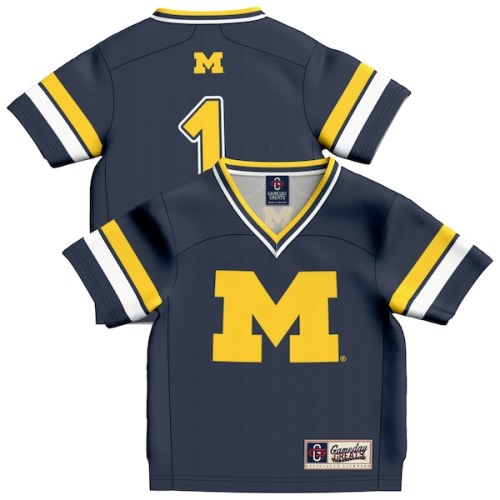 #1 Michigan Wolverines GameDay Greats Infant Collegiate Football Fashion Jersey - Navy