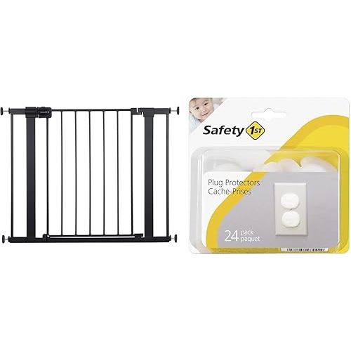 Safety 1st Easy Install Walk-Through Gate and Plug Protectors Bundle