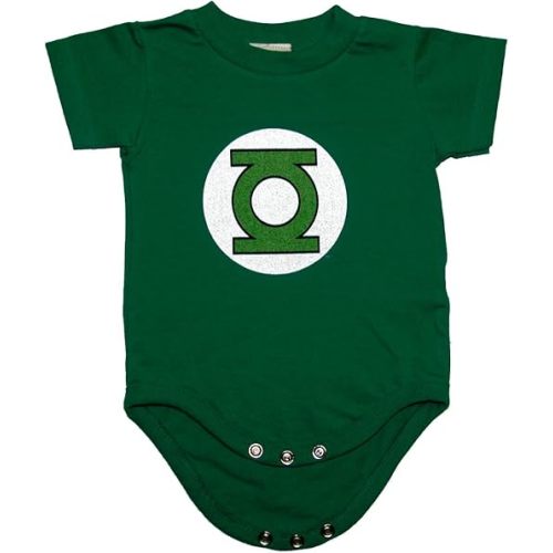 DC Comics Green Lantern Logo Infant Baby Romper Snapsuit (6-12 Months)