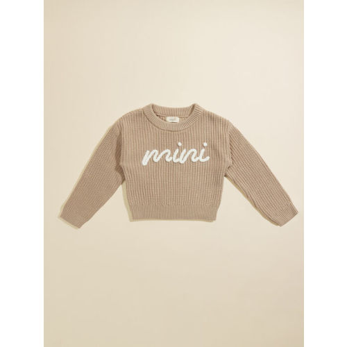Mini Stitch Tan Sweater