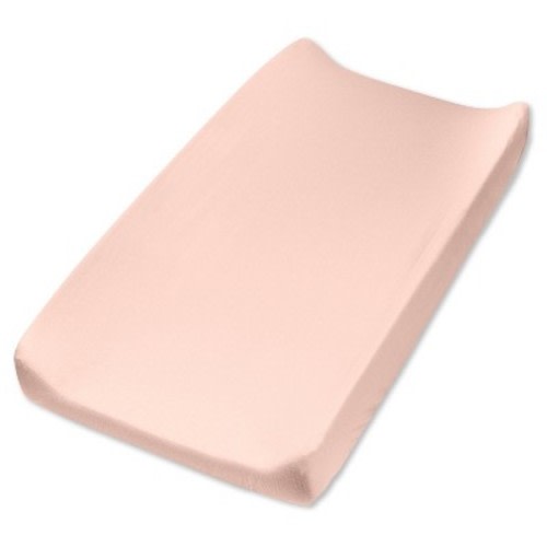 Honest Baby Organic Cotton Changing Pad Cover, Color: Peach Skin