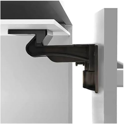 10 Pack Child Cabinet Locks, Baby Proofing Safety Locks for Cabinets, Drawers, Appliances, Easy Installation, No Drilling Required, Ideal for Toddlers and Babies (10P Black)