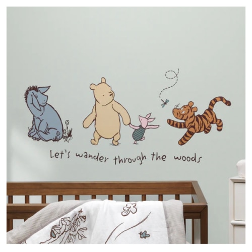 Disney Baby Storytime Pooh Wall Decals / Stickers Winnie the Pooh/Piglet/Tigger/Eeyore – Lambs & Ivy
