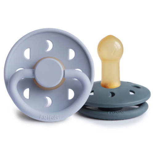Blue Moon Natural Rubber Pacifier 2-Pack – Mushie