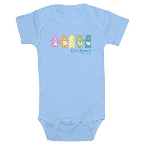 Infant's Care Bears Main Colorful Line Up Bodysuit - Light Blue - 6 Months