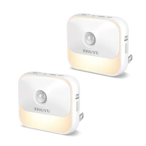ZISUYU 2-Pack Dimmable Motion Sensor LED Night Lights