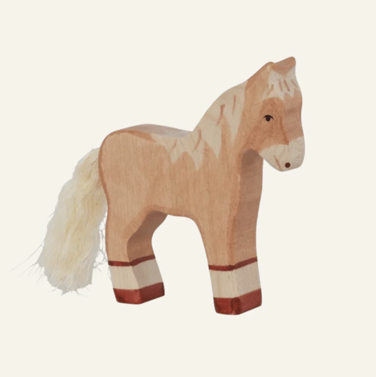 WOODEN STANDING FOAL