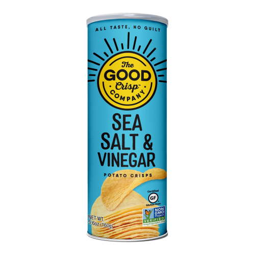 The Good Crisp Company Gluten Free Sea Salt and Vinegar Snack Chips, 5.6 oz