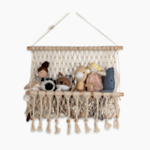 Crane Baby Willow Macrame Storage Wall Decor - Natural