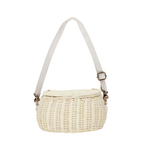 mini chari bag in chalk