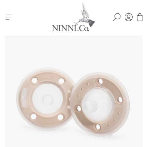 Ninni Pacifier Oatmeal 2 Pack