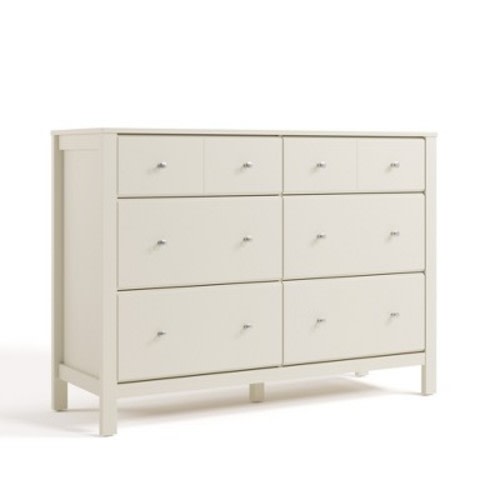 Storkcraft Horizon 6 Drawer Dresser Frosted Oat