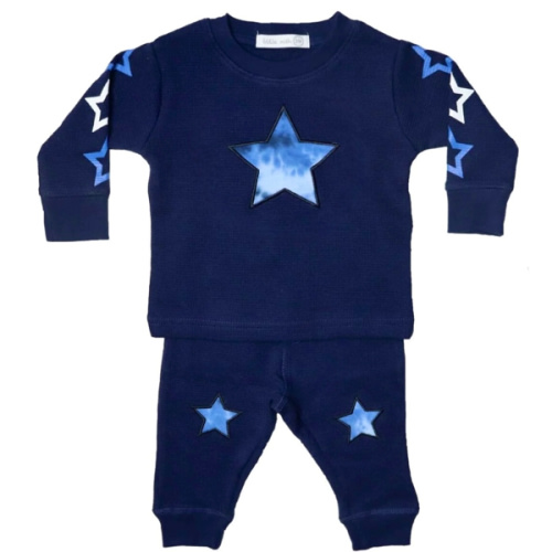Tie Dye Blue Star Set