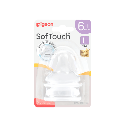 SOFTOUCH BPP PERISTALTIC PLUS TEAT L 2PCS – Pigeon Australia