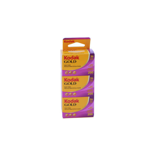 Kodak GOLD 200 Color Negative Film (35mm Roll Film, 36 Exposures, 3-Pack)