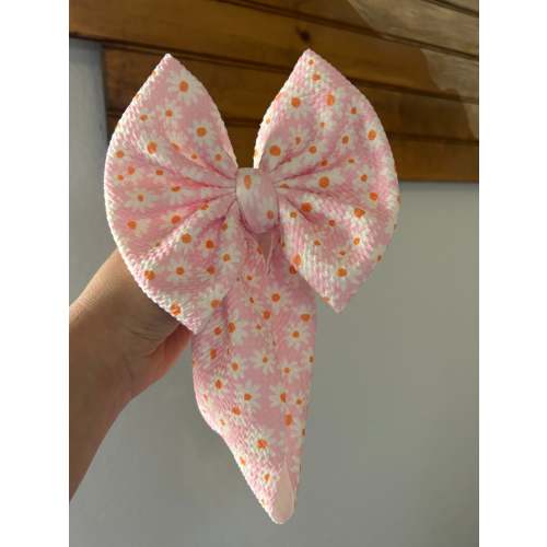 BOW - PINK DAISY