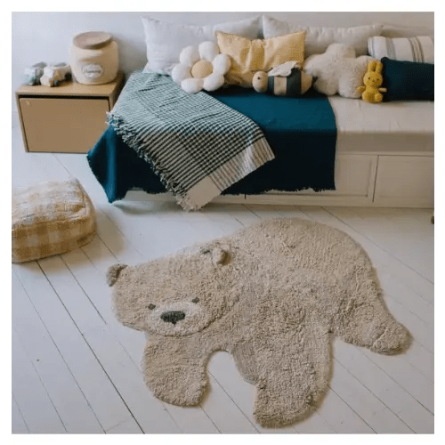Brands We Love Washable Animal Rug Bear by Janie and Jack
