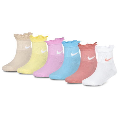 Nike Ruffle Ankle Socks 6 Pack