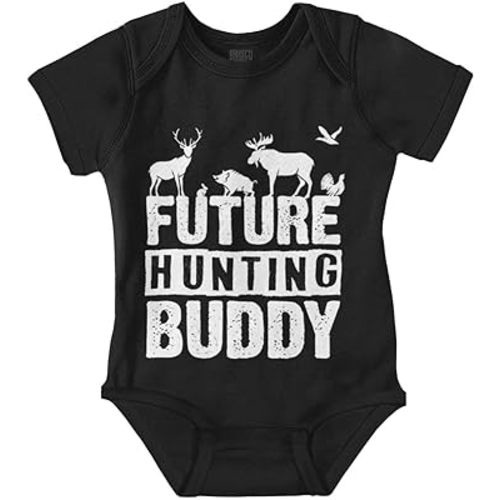 Brisco Brands Future Hunting Buddy Little Hunter Baby Romper Boys or Girls