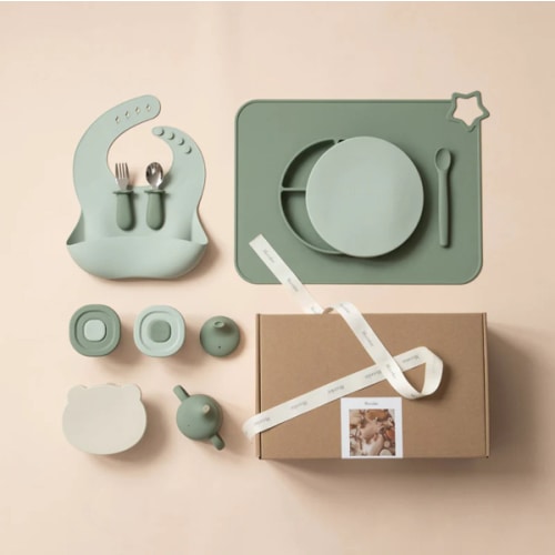 First Bites Gift Set (Sage/Mint)