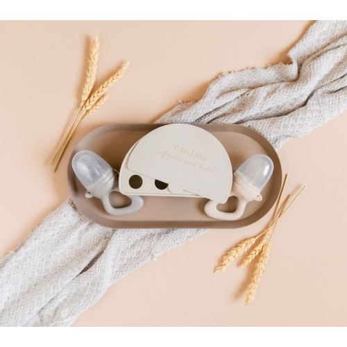 Breastmilk Popsicle Mold, Baby Shower Gift, Baby Fruit Feeders and Freezer Tray Set, Safe Infant Self Feeding Kit, 4 months +