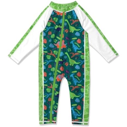 BesserBay Unisex Baby Swimsuit UPF 50+ One Piece Rash Guard 0-36 Months