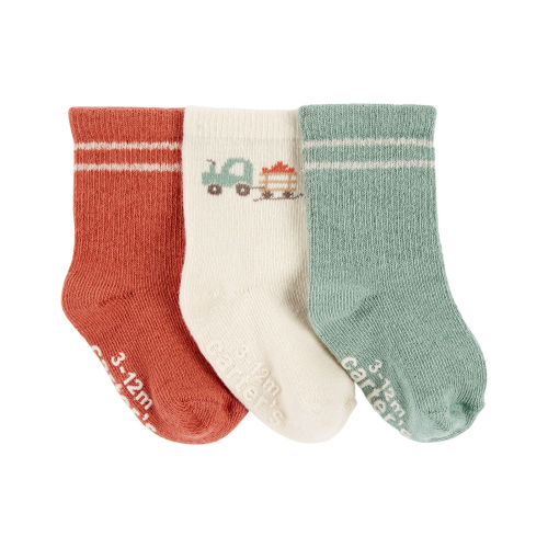 Baby 3-Pack Tractor Booties - Carter's | Carter's