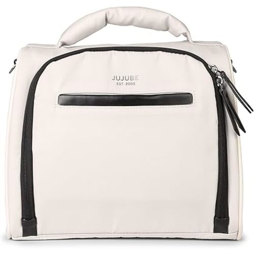 JuJuBe x Witney Carson - New Insulated Bottle Bag, Breastmilk Storage Bag for Baby Bottles, Waterproof Travel Lunch Bag or Cooler Bag for Nursing, Milk, Food, Snacks, Cloud, Mothers Day Gift