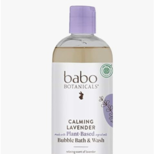 Babo Botanicals Calming Lavender 2-in-1 Bubble Bath & Wash