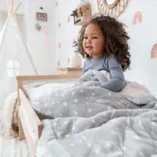 Organic Cotton Muslin Blanket in Sailing Seas | aden + anais
