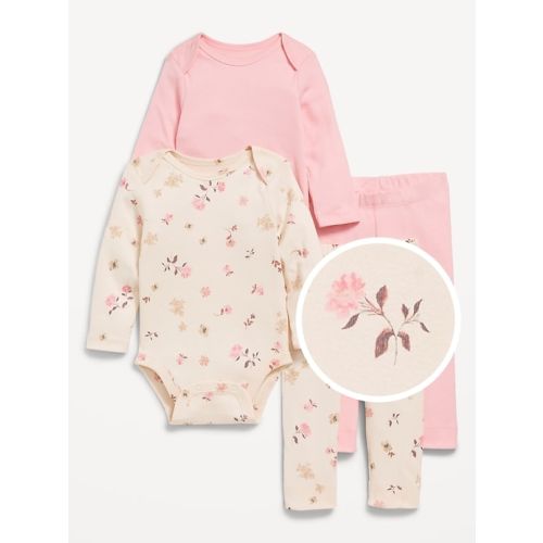 Bodysuit and Leggings 4-Pack for Baby