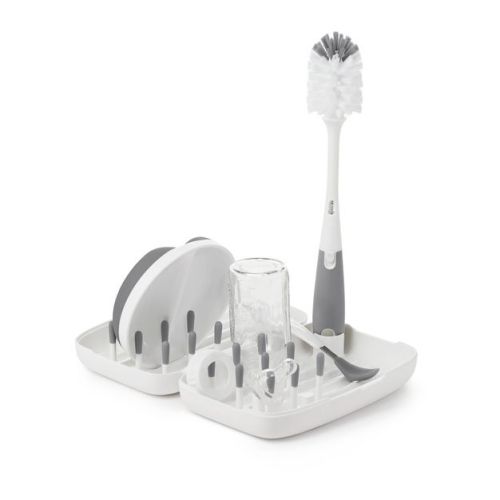 On-the-go Drying Rack With Bottle Brush