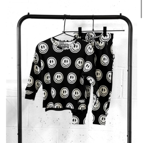 Organic Ribbed Set in Mr. Brightside 6-12