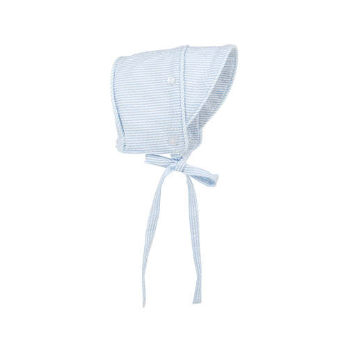 Barringer Bonnet - Breakers Blue Seersucker