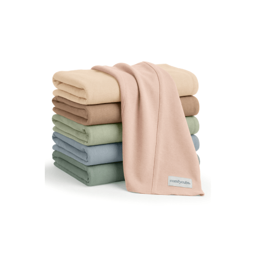 Cotton Burp Cloths - Pack of 6, One Size