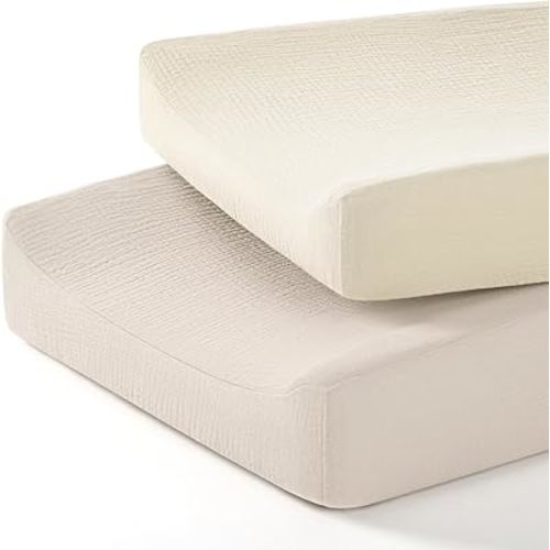 lulumoon Baby Changing Pad Cover: Muslin Diaper Changing Table Pad Cover - Changing Pad Sheets for Girls Boys