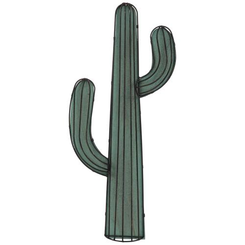 Cactus Wire Metal Wall Decor