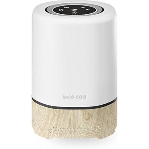 Maxi-Cosi Clean 3-in-1 Air Purifier, Baby HEPA Air Purifier for Bedroom (H13), from Birth, Allergy Air Purifier HEPA 13, Part of Maxi-Cosi Connected Home - Compatible with Alexa/Google Assistant