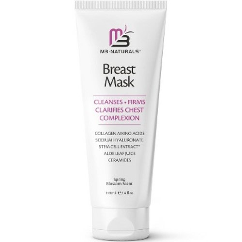 Moisturizing Breast Enhancement Cream for Women, Breast Firming & Lifting Cream with Collagen and Ceramides for Wrinkles & Dry Skin, M3 Naturals, 4oz