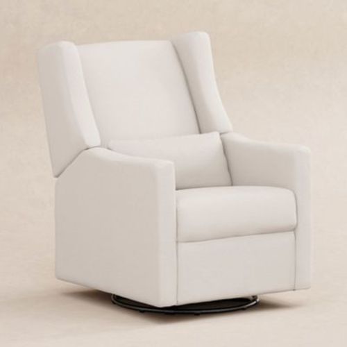 Babyletto Kiwi Recliner and Swivel Glider - Performance Cream Eco-Weave