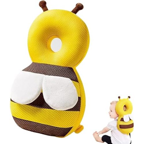 Baby Head Protection Backpack Fall Back Head Protector - for Crawling Walking Gifts, Adjustable Toddlers Head Safety Pad (Style B)