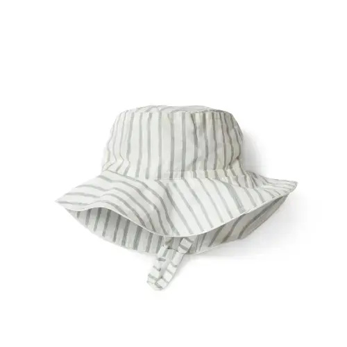 Bucket Hat in Stripes Away Sea