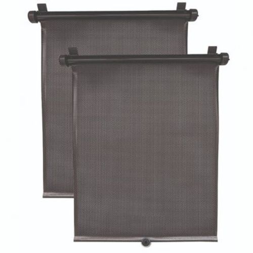 Lulyboo Baby Car Window Shades Uv Blocking Retractable Roller Blinds - Black - 2pk