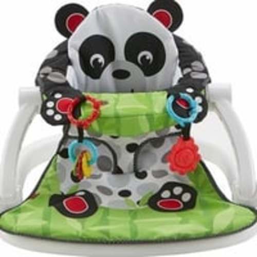 Fisher-Price Sit-Me-Up Floor Seat | Panda | Foldable Baby Support Chair