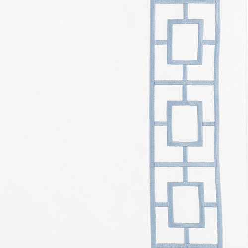Embroidered Square Trellis Panels - Set of 2