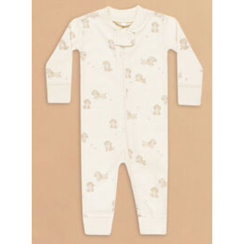 Happy Puppies Romper by Quincy Mae in Natural | Tullabee
